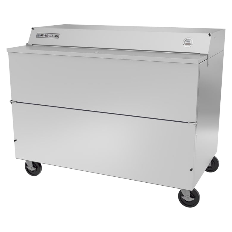 Beverage Air SMF58HC-1-S Milk Cooler w/ Top & Side Access - (1024) Half Pint Carton Capacity, 115v