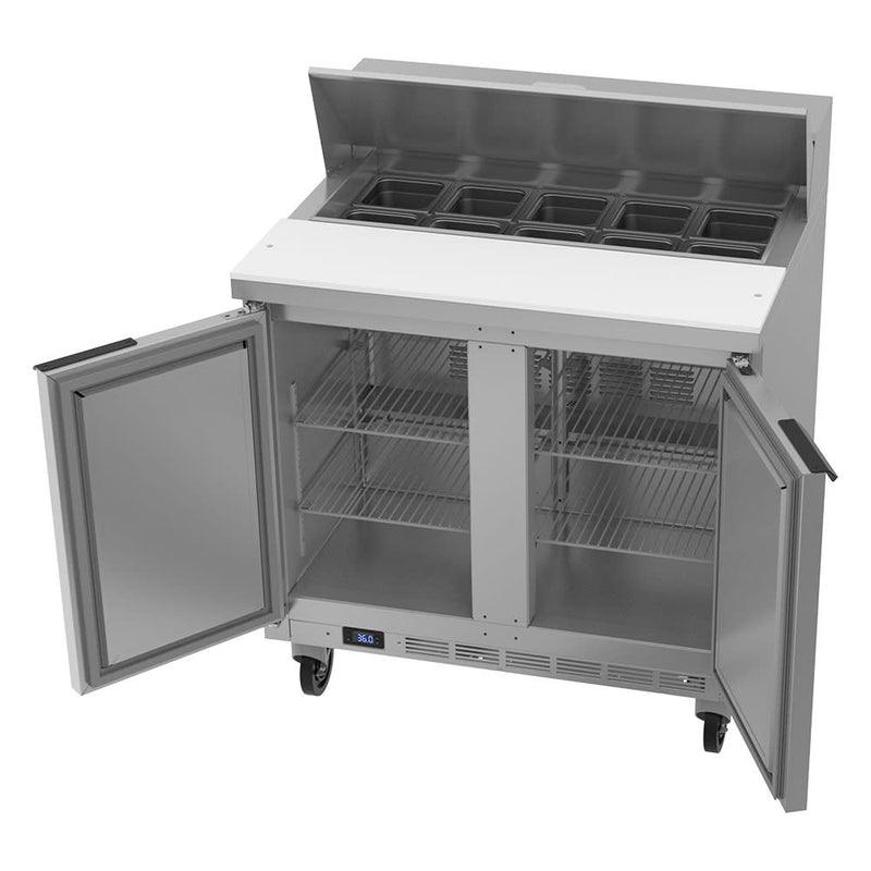 Beverage Air SPE36HC-10 36" Sandwich/Salad Prep Table w/ Refrigerated Base, 115v