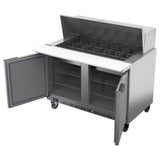 Beverage Air SPE48HC-18M 48" Sandwich/Salad Prep Table w/ Refrigerated Base, 115v