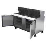Beverage Air SPE60HC-24M 60" Sandwich/Salad Prep Table w/ Refrigerated Base, 115v