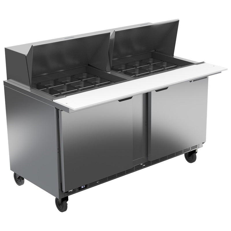 Beverage Air SPE60HC-24M 60" Sandwich/Salad Prep Table w/ Refrigerated Base, 115v