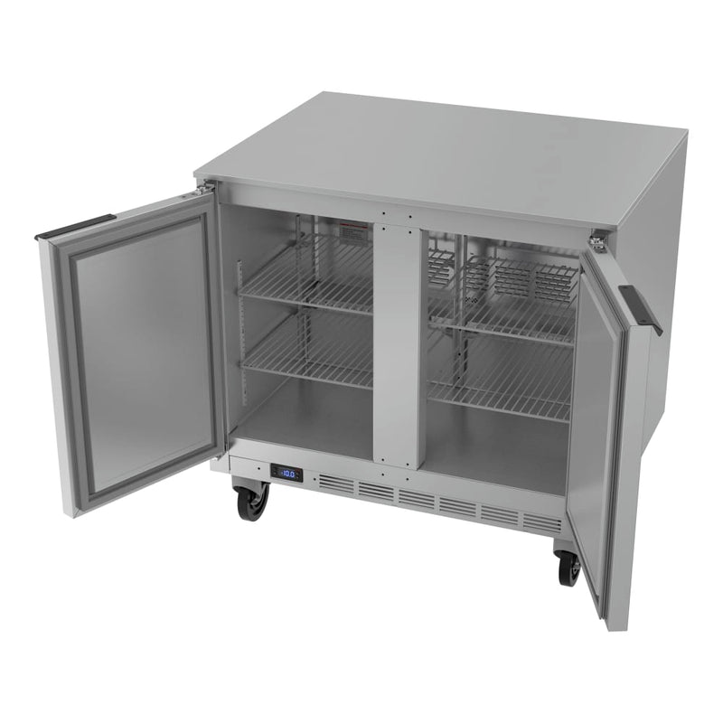 Beverage Air UCF36AHC 36" W Undercounter Freezer w/ (2) Section & (2) Door, 115v