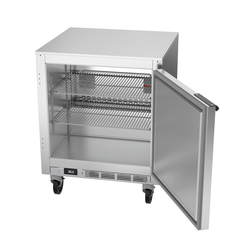 Beverage Air UCR27HC 27" W Undercounter Refrigerator w/ (1) Section & (1) Door, 115v