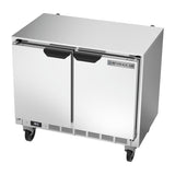 Beverage Air UCR36AHC 36" W Undercounter Refrigerator w/ (2) Sections & (2) Doors, 115v