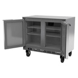 Beverage Air UCR34HC 34" W Undercounter Refrigerator w/ (2) Sections & (2) Doors, 115v