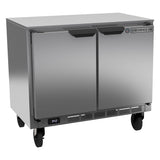 Beverage Air UCR34HC 34" W Undercounter Refrigerator w/ (2) Sections & (2) Doors, 115v