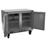 Beverage Air UCR34HC 34" W Undercounter Refrigerator w/ (2) Sections & (2) Doors, 115v