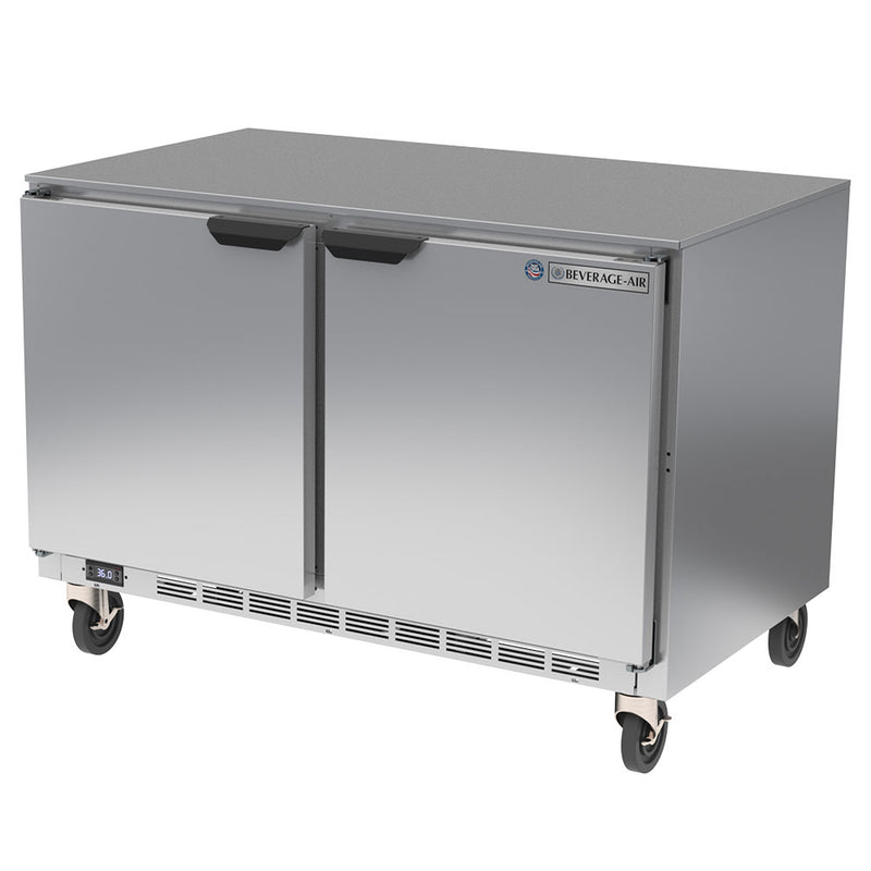 Beverage Air UCR48AHC-23 48" W Undercounter Refrigerator w/ (2) Sections & (2) Doors,