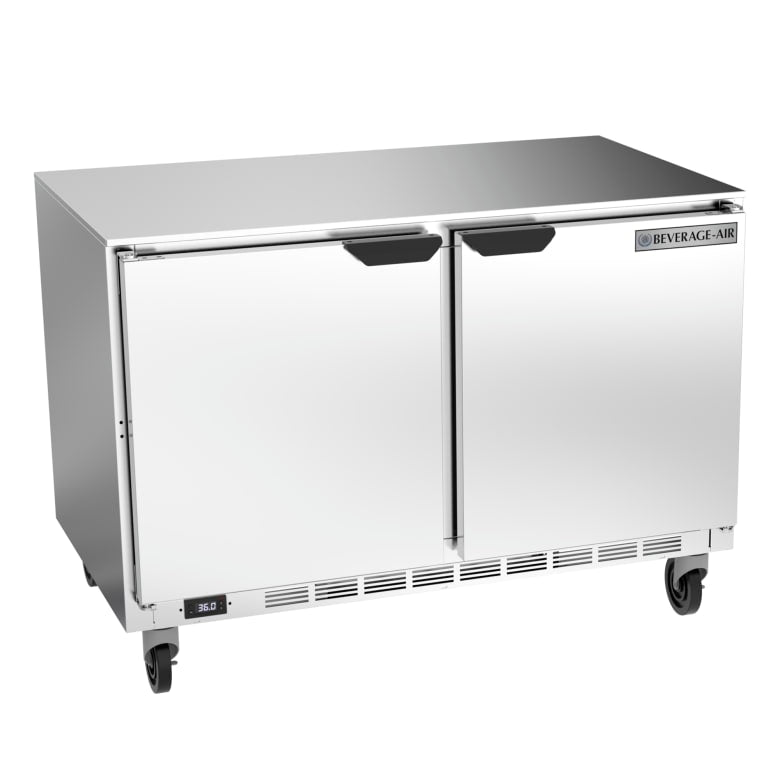 Beverage Air UCR48AHC-25 11 41/50 cu ft Undercounter Refrigerator w/ (2) Sections & (2) Doors, 115v