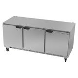 Beverage Air UCR72AHC 72" W Undercounter Refrigerator w/ (3) Sections & (3) Doors, 115v