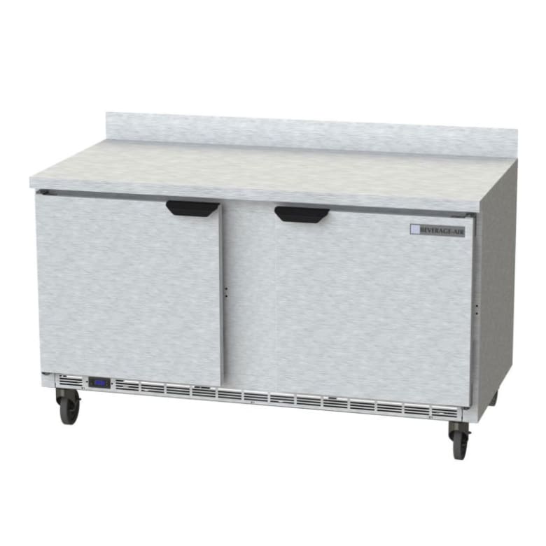 Beverage Air WTF60AHC 60" W Worktop Freezer w/ (2) Section & (2) Doors, 115v