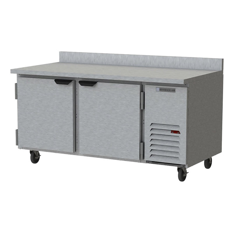 Beverage Air WTF67AHC 67" W Worktop Freezer w/ (2) Section & (2) Door, 115v
