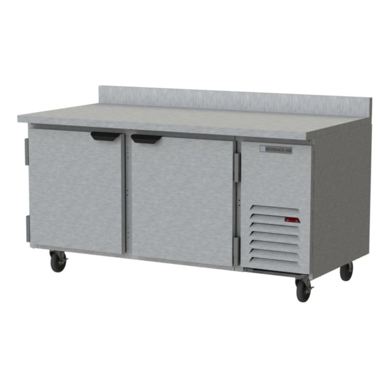 Beverage Air WTF67AHC 67" W Worktop Freezer w/ (2) Section & (2) Door, 115v
