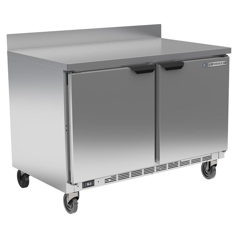 Beverage Air WTR48AHC 48" Worktop Refrigerator w/ (2) Section, 115v