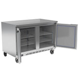 Beverage Air WTR48AHC-FLT 48" Worktop Refrigerator w/ (2) Section, 115v