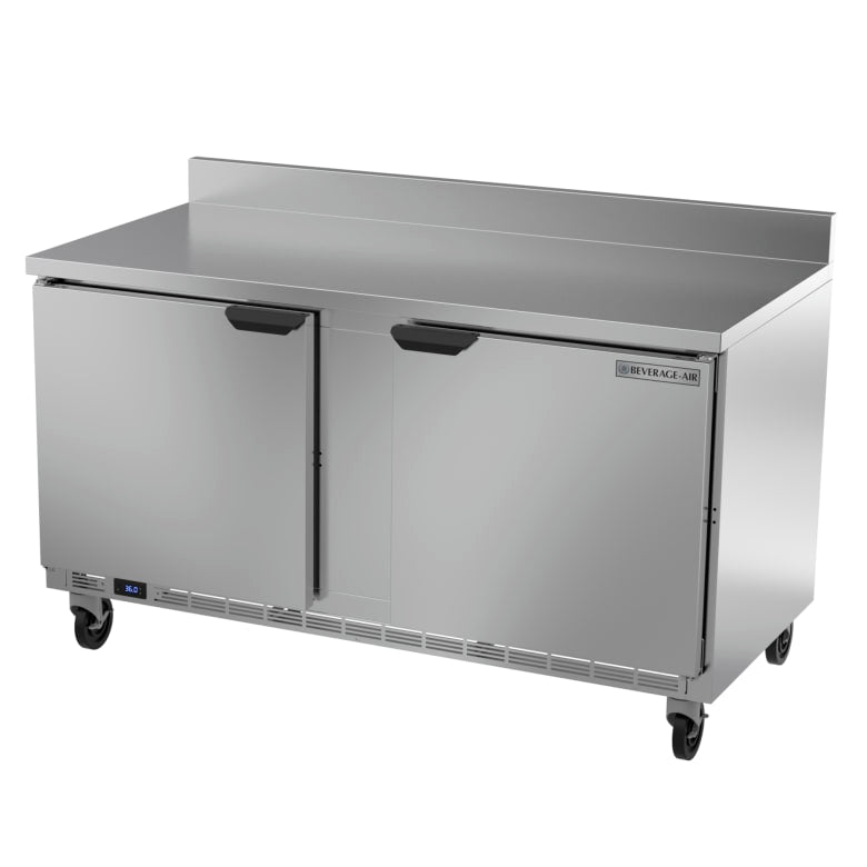 Beverage Air WTR60AHC-FIP 60" Worktop Refrigerator w/ (2) Section, 115v