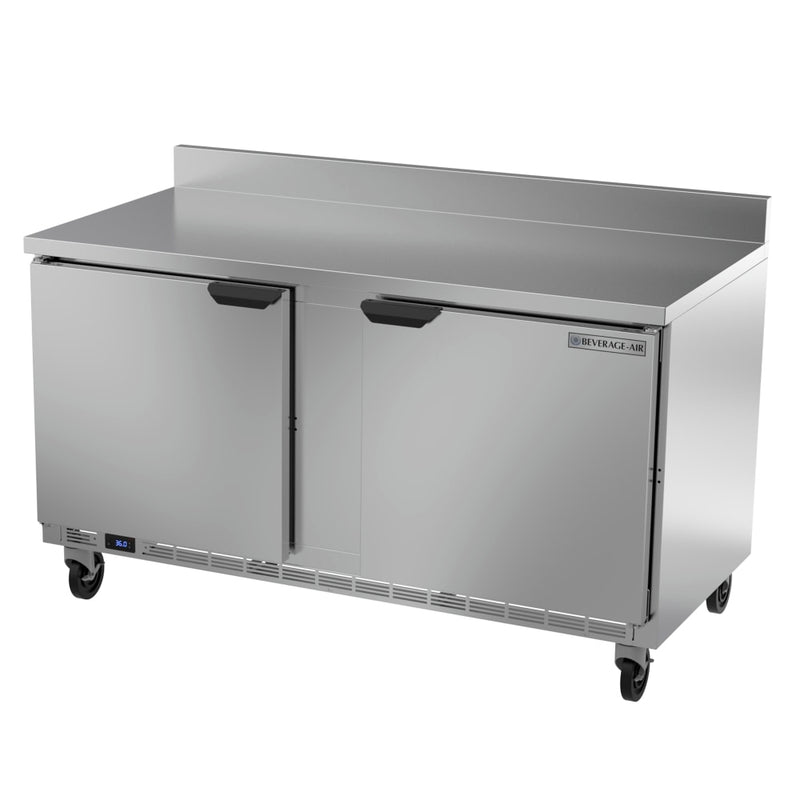 Beverage Air WTR60AHC-FIP 60" Worktop Refrigerator w/ (2) Section, 115v