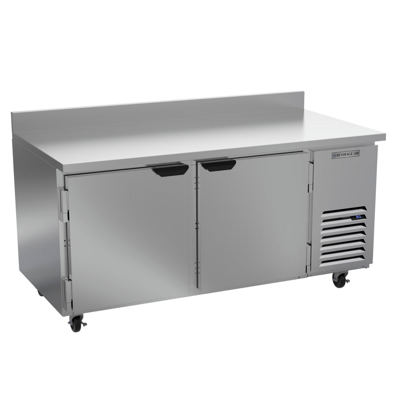 Beverage Air WTR67AHC 67" Worktop Refrigerator w/ (2) Section, 115v