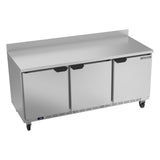 Beverage Air WTR72AHC 72" Worktop Refrigerator w/ (3) Section, 115v