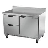 Beverage Air WTRD48AHC-2-FIP 48" Worktop Refrigerator w/ (2) Section, 115v