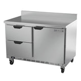 Beverage Air WTRD48AHC-2-FIP 48" Worktop Refrigerator w/ (2) Section, 115v