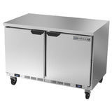 Beverage Air WTRF48AHC-1-SA-A-FLT 48" Worktop Refrigerator/Freezer w/ (2) Sections, 115v