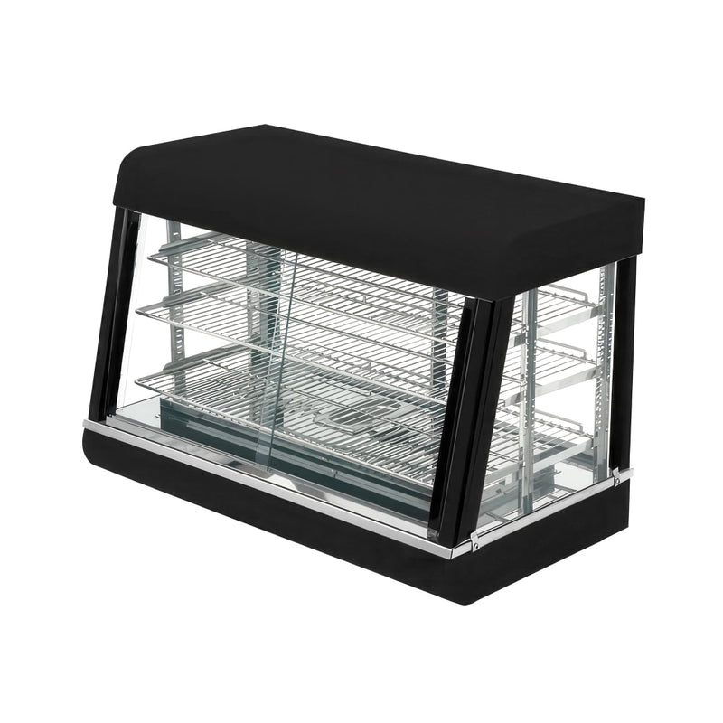 35 1/2" Self Service Countertop Heated Display Case - (3) Shelves, 120v