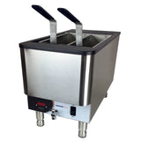Nemco 6760-240 Countertop Pasta Cooker Boiling Unit - Single Tank, 2 1/2 gal Capacity, 240v