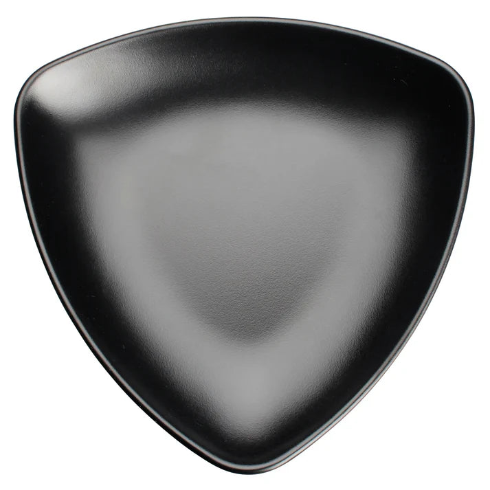 WDM015-301 - 8-1/8" Melamine Triangular Plate, Black, 24pcs/case