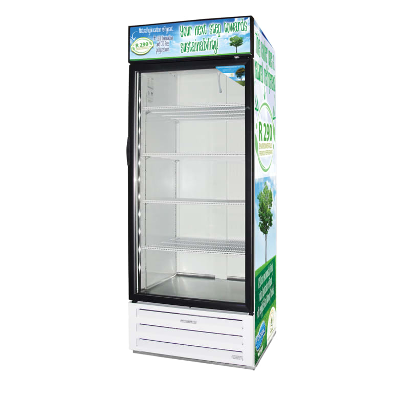 Fogel VR-26-HC 30" One Section Glass Door Merchandiser - (1) Right Hinged Door, 115v