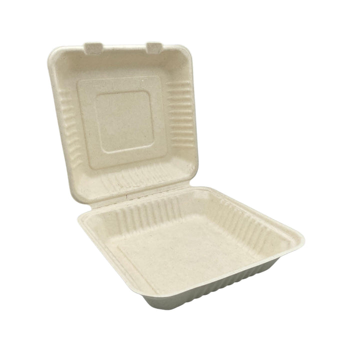 Clamshell Container - Biodegradable - 1 Compartment - 9x9x3 (200)
