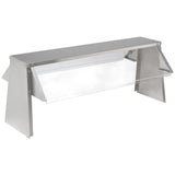 Advance Tabco TBS-5 Countertop Buffet Style Breath Guard w/ 5 Pan Size, Double Service