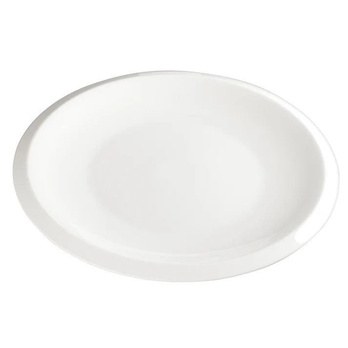 WDP006-202 - 10-1/4"Dia. Porcelain Round Platter, Creamy White, 12 pcs/case
