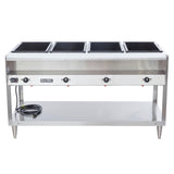 Vollrath 38004 61 1/4" Hot Food Table w/ (4) Wells & Cutting Board, 120v