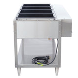 Vollrath 38004 61 1/4" Hot Food Table w/ (4) Wells & Cutting Board, 120v