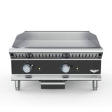 36" Gas Griddle w/ Thermostatic Controls - 1" Steel Plate, Convertible