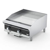 36" Gas Griddle w/ Thermostatic Controls - 1" Steel Plate, Convertible