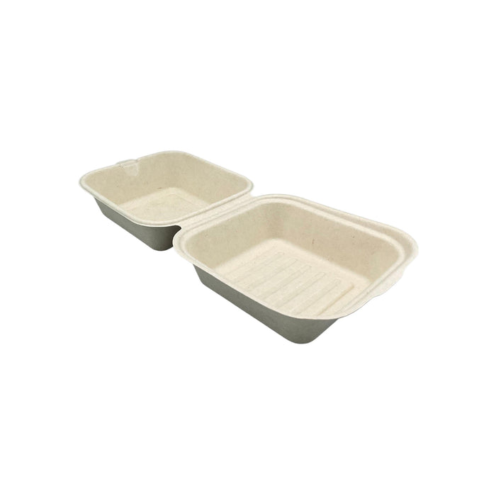 Clamshell Container - Biodegradable - Sandwich - 6x6x3 (500)