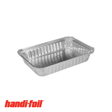 Disposable Pan - Aluminum - Oblong - 1.5 lb - Shallow (500)