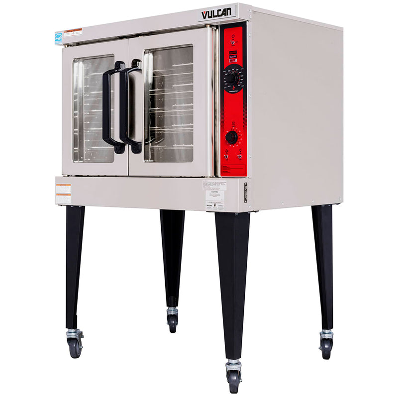 Vulcan VC4ED Single Full Size Electric Convection Oven - 12.5 kW, 208v/3ph
