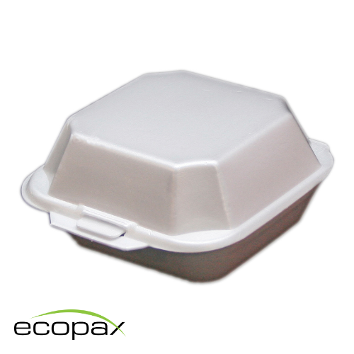 Clamshell Container - Foam - Sandwich - White - 5.13x5x2.5 (500)