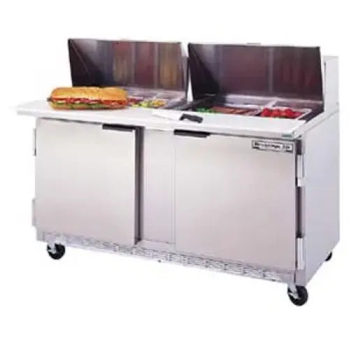 Beverage Air - SPE60-24M - Sandwich Prep Table - Front Breathing Mega-Top - 60"