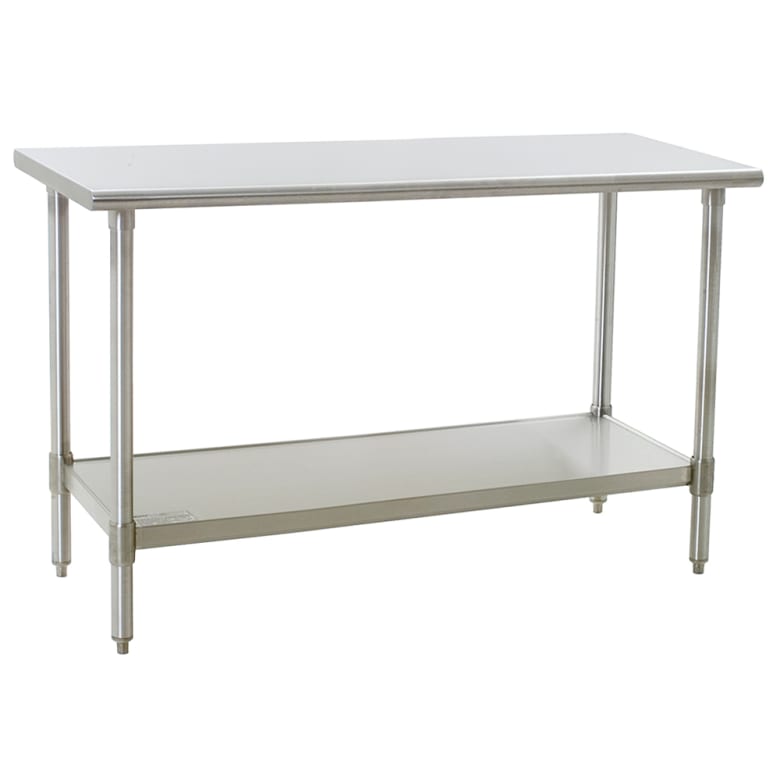Eagle Group T3060SEB 60" 16 ga Work Table w/ Undershelf & 300 Series Stainless Flat Top