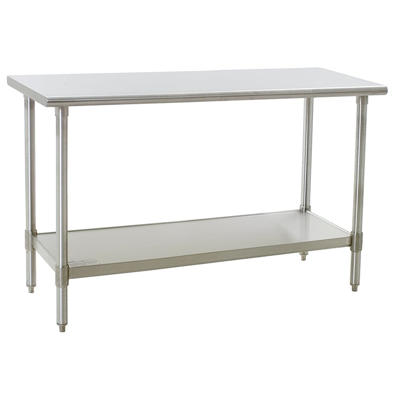 Eagle Group T3060SEB 60" 16 ga Work Table w/ Undershelf & 300 Series Stainless Flat Top