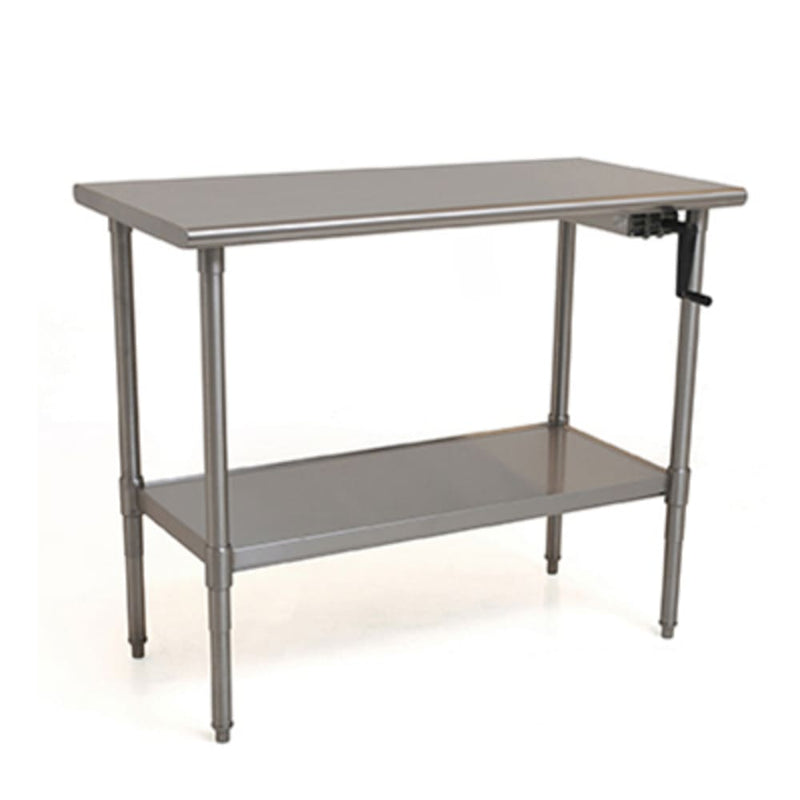 Eagle Group T3060SE-HA 60" 14 ga Work Table w/ Undershelf & 304 Series Stainless Top, Adjustable Height