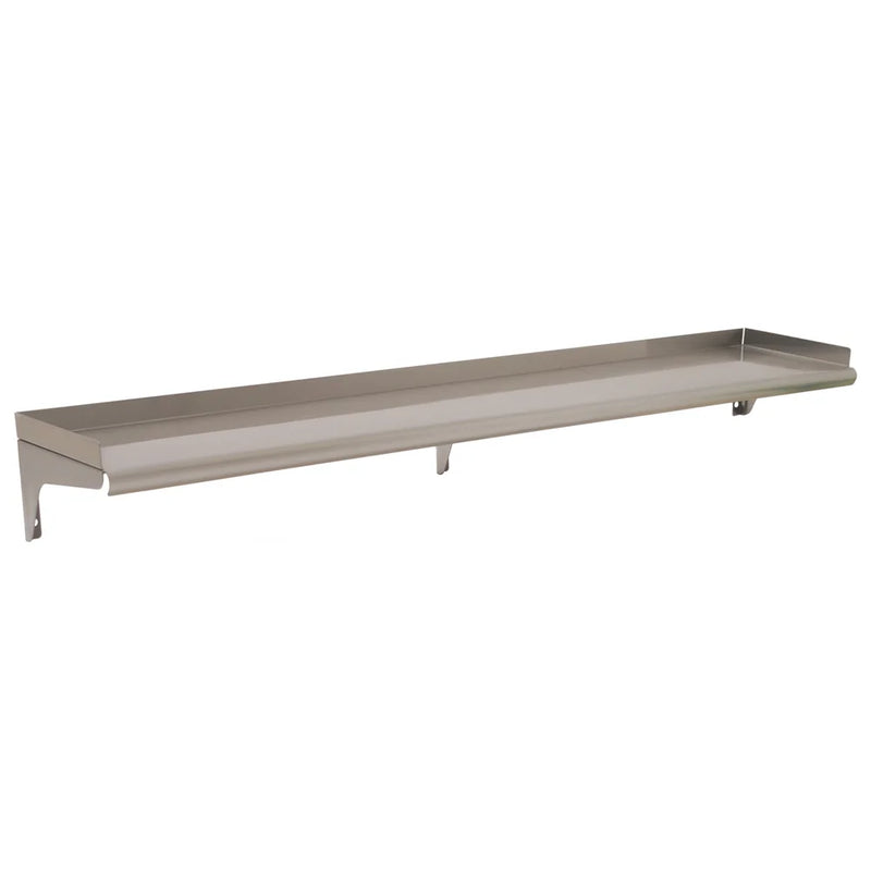 Eagle Group WS1260-16/3 Solid Wall Mounted Shelf, 60"W x 12"D, Stainless