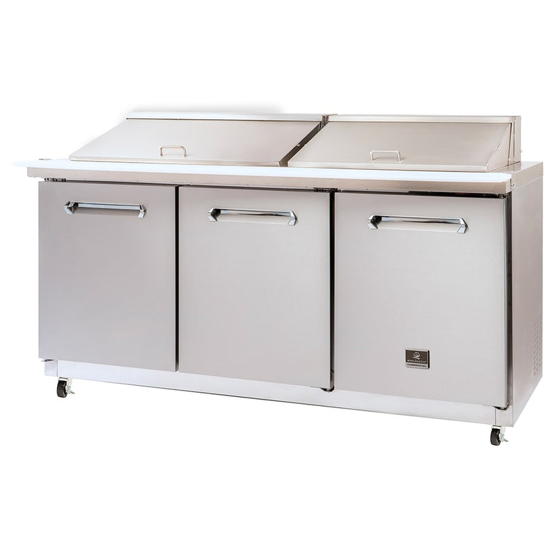 Kelvinator Commercial KCHMT70.30 72" Sandwich/Salad Prep Table w/ Refrigerated Base, 115v