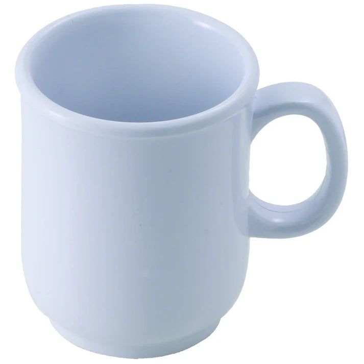MMU-8W - Melamine 8 oz Boulbous Mugs - White
