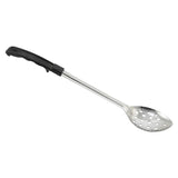 BHPN-15 - Winco Prime Basting Spoon with Stop-Hook ABS Handle - Perforated, 15