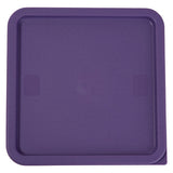 PECC-128P - Allergen-Free Polyethylene Cover for Square Storage Container - 12 | 18 | 22 Quart